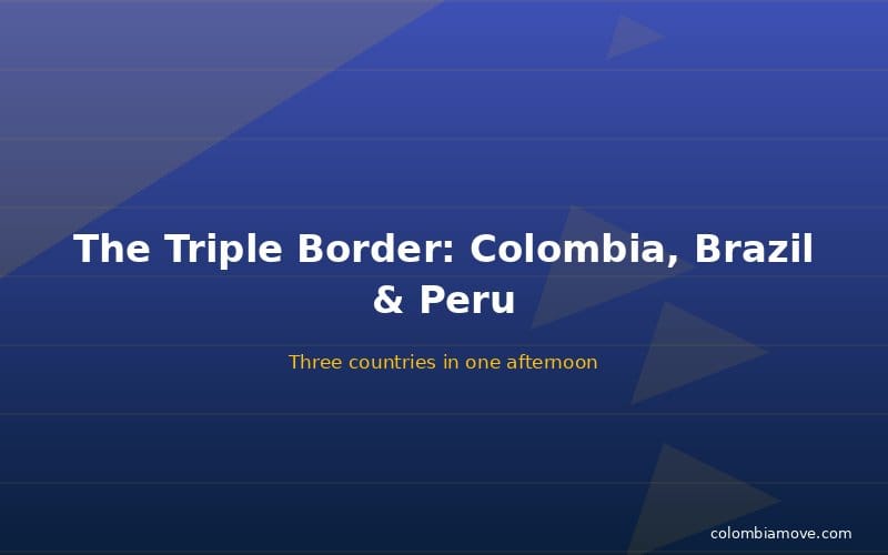 Infographic: Triple Border Colombia Brazil Peru