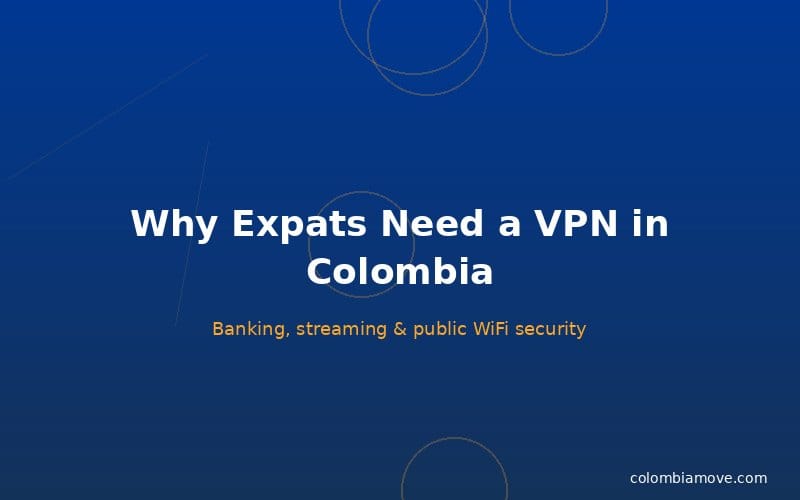 Why expats need a VPN in Colombia — banking, streaming, and security