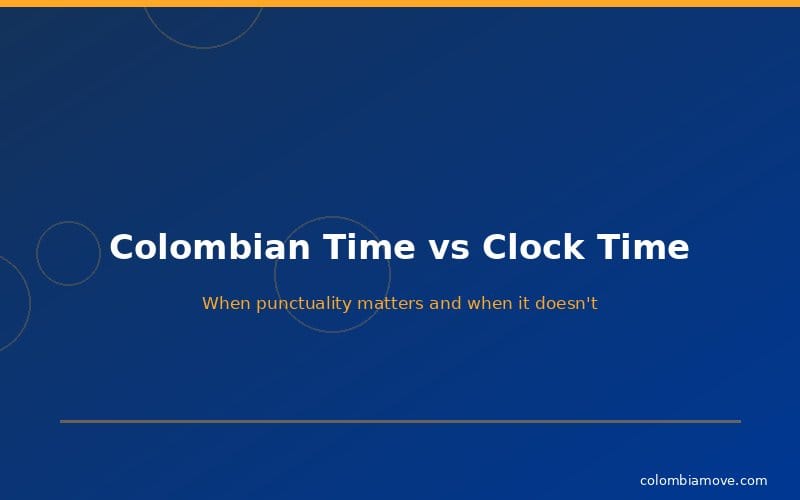 Colombian time versus clock time guide