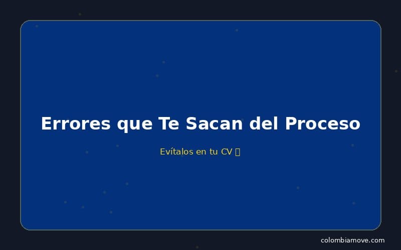 Estructura de una hoja de vida colombiana que funciona