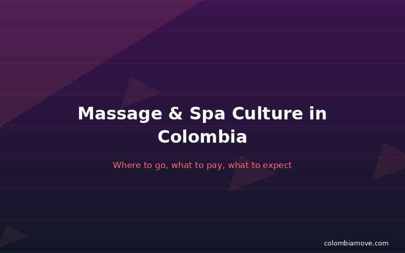 Massage and spa services in Colombia — affordable prices for quality treatments