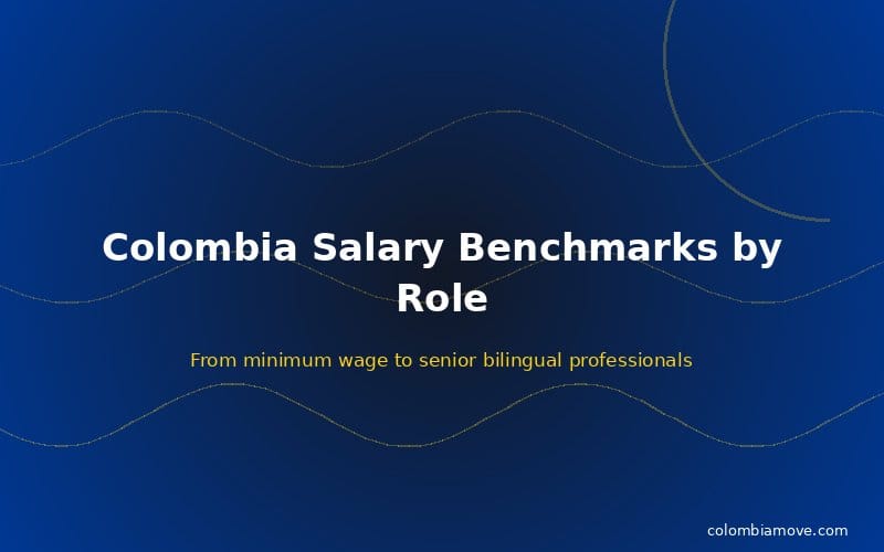 Colombia salary benchmarks by role for 2026