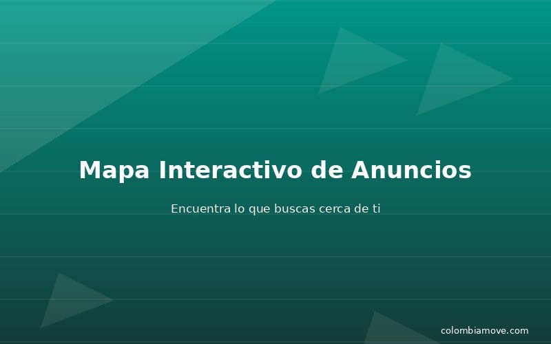 Mapa interactivo de anuncios en Colombia Move