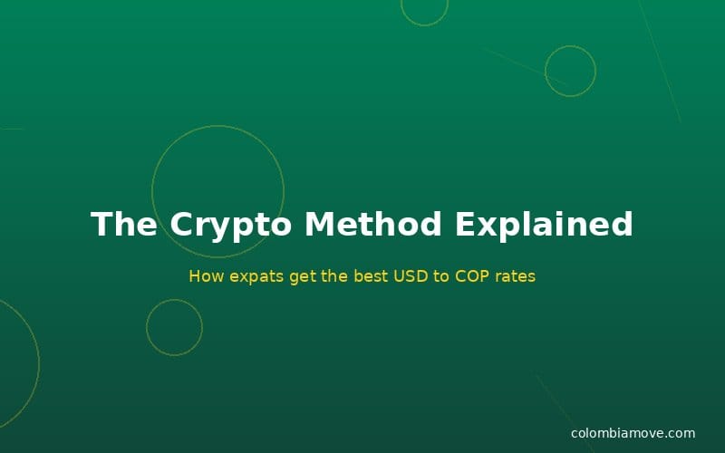 How the crypto method works for sending money to Colombia