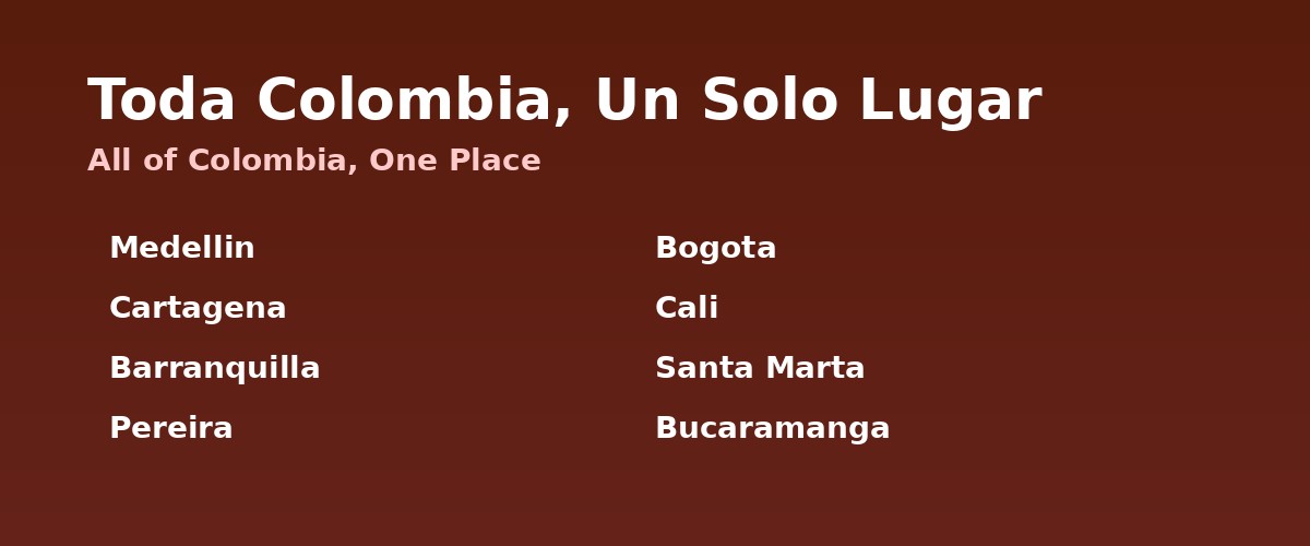 Housing classifieds covering all major Colombian cities - Medellin, Bogota, Cartagena, Cali and more