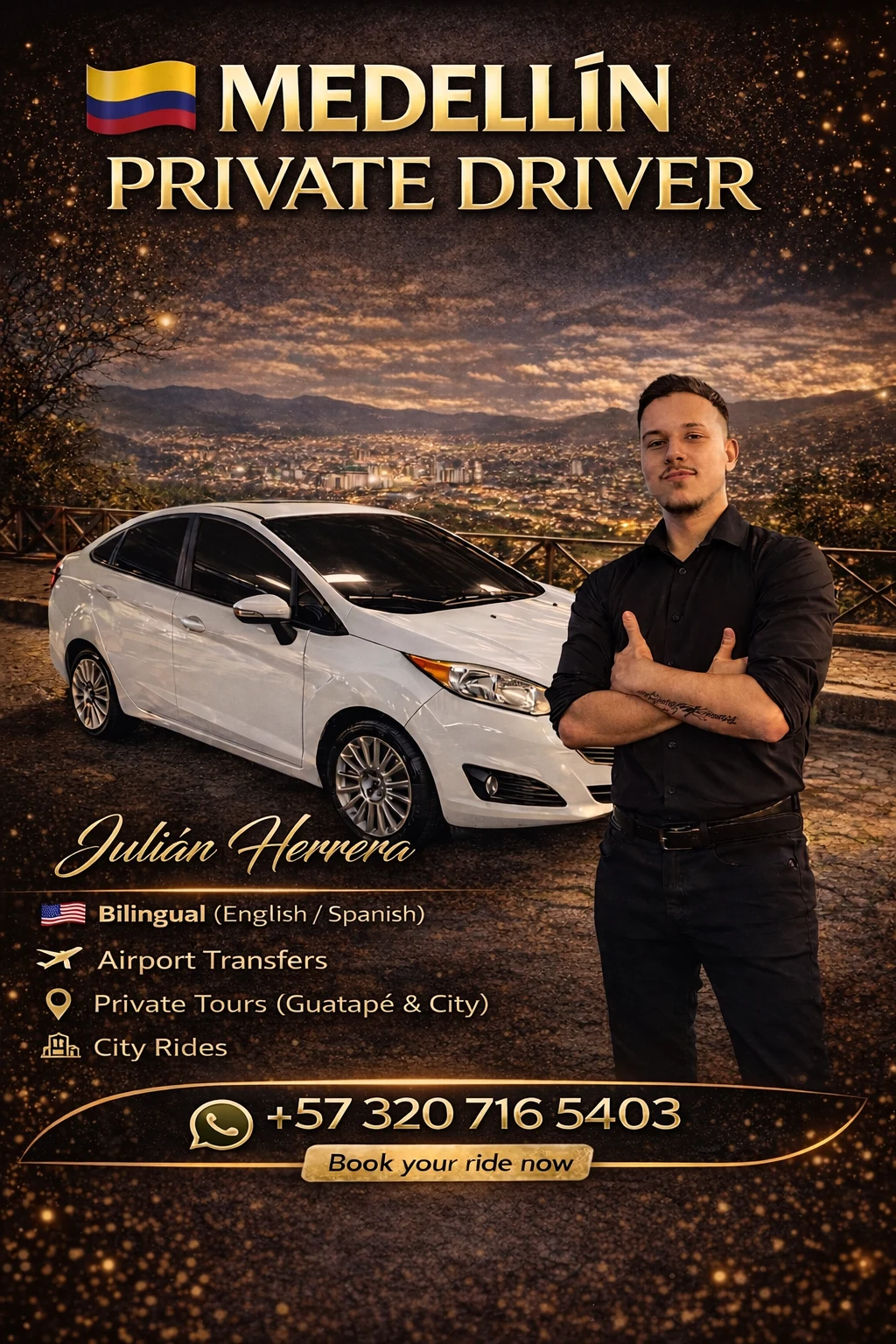 Conductor privado en Medellín🇨🇴