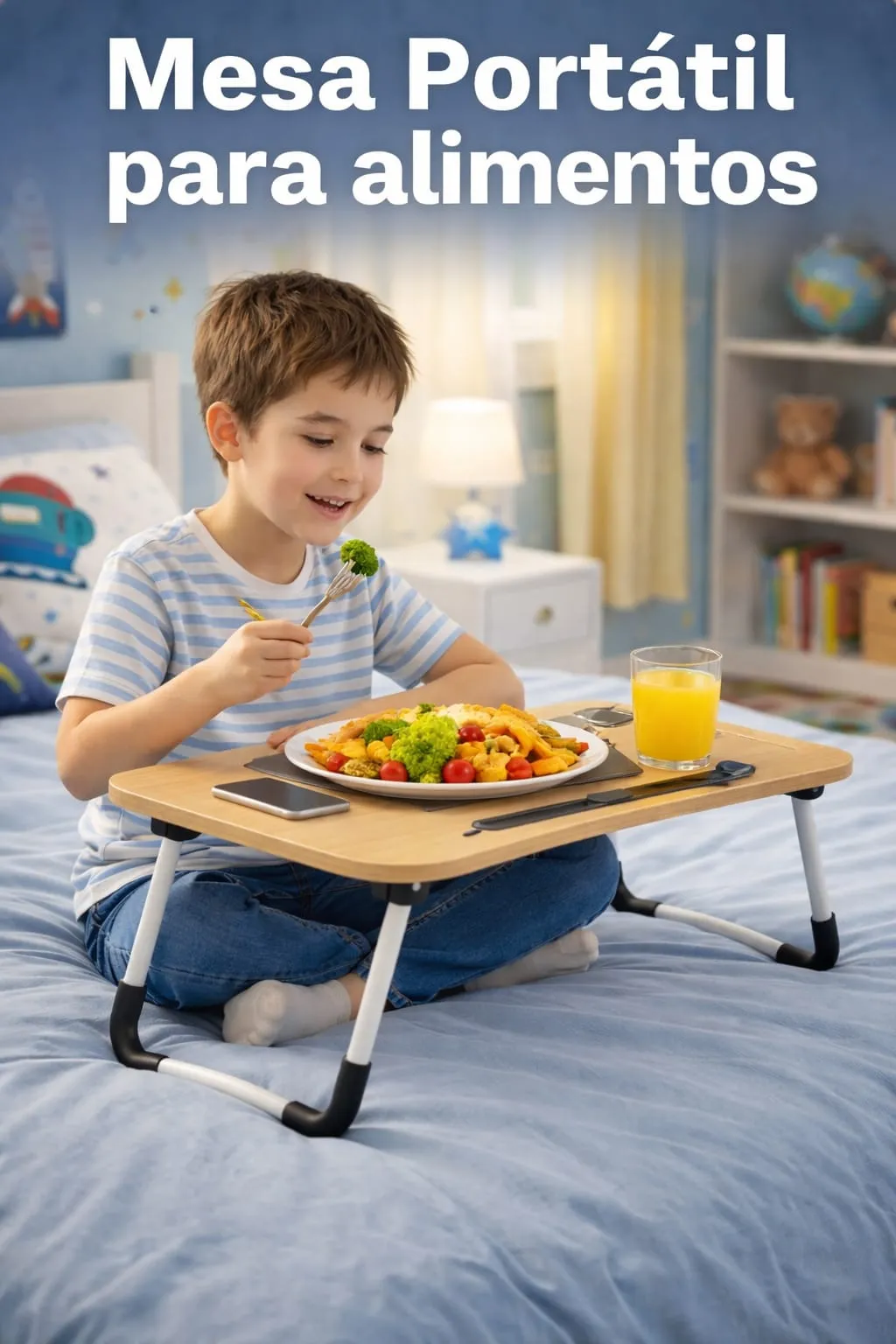 Mesa Portátil para Estudio o Cena en Cama - 2